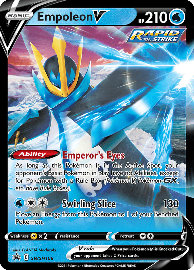 Empoleon V — SWSH Black Star Promos #SWSH108