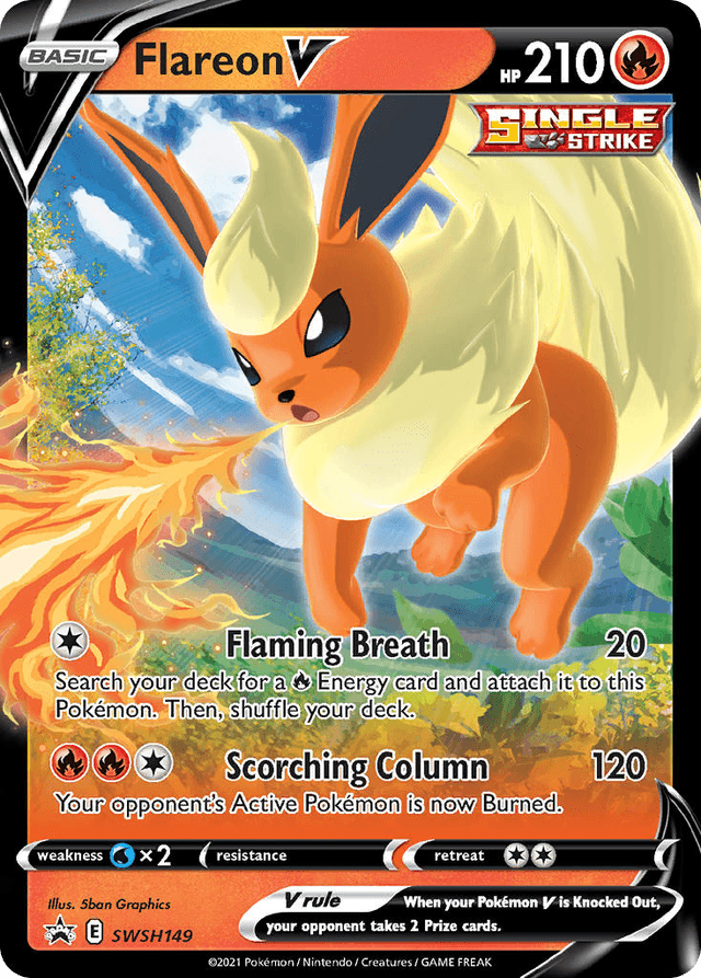 Flareon V — SWSH Black Star Promos #SWSH149