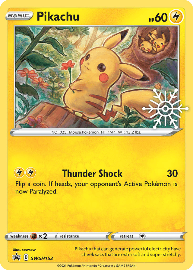 Pikachu — SWSH Black Star Promos #SWSH153