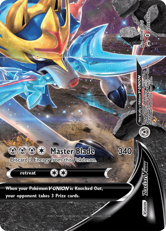 Zacian V-UNION — SWSH Black Star Promos #SWSH166
