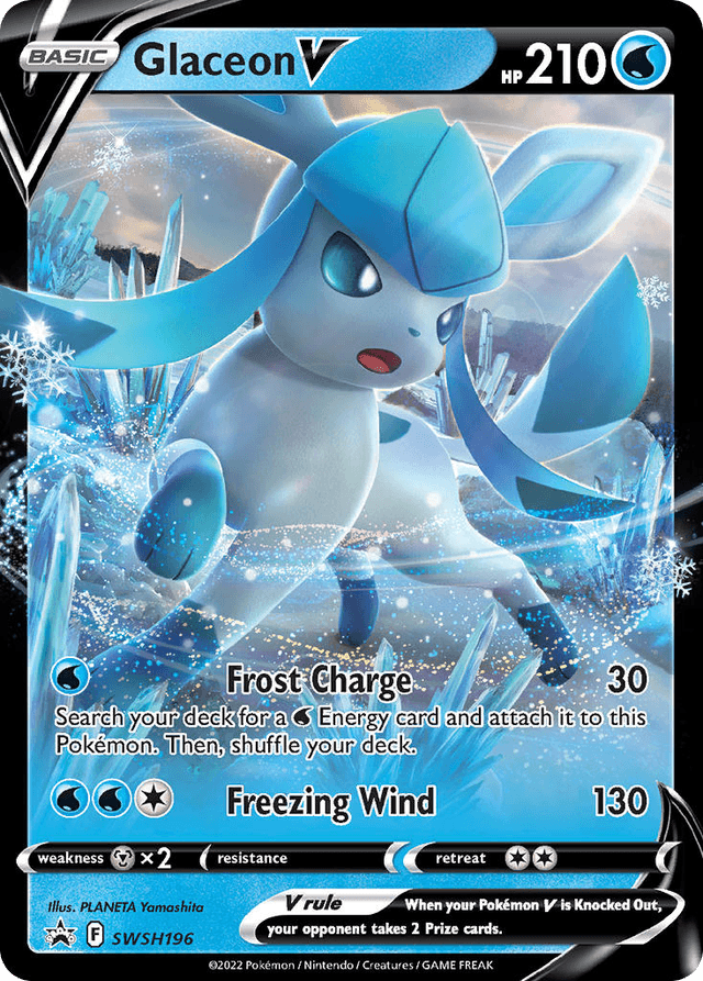 Glaceon V — SWSH Black Star Promos #SWSH196