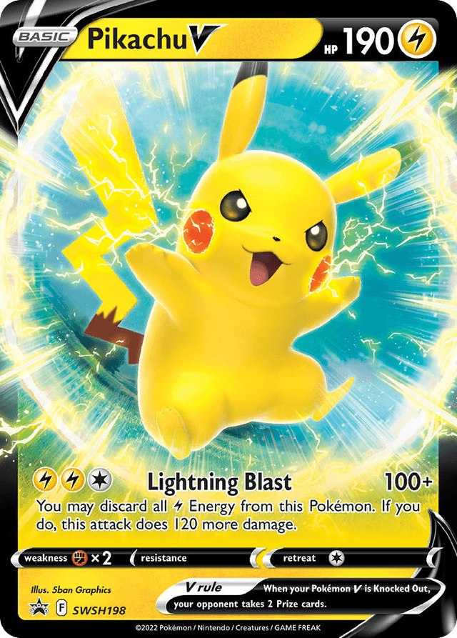 Pikachu V — SWSH Black Star Promos #SWSH198