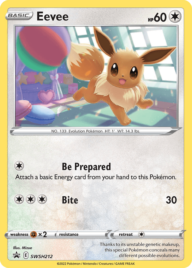 Eevee — SWSH Black Star Promos #SWSH212