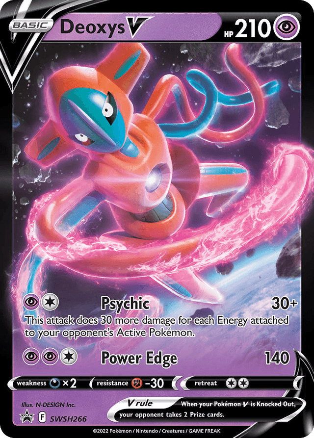 Deoxys V — SWSH Black Star Promos #SWSH266