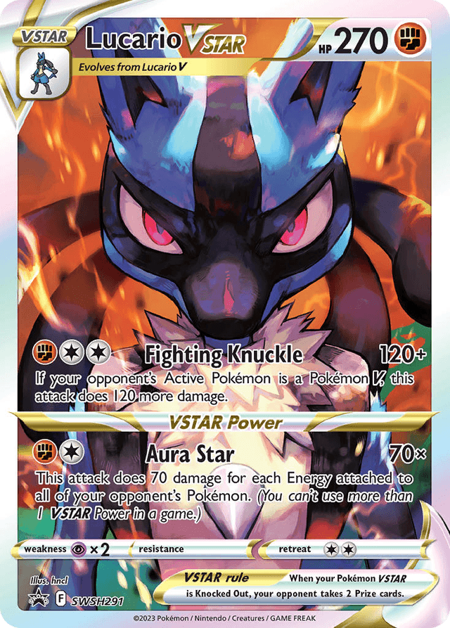 Lucario VSTAR — SWSH Black Star Promos #SWSH291