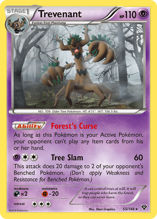 Trevenant — XY #55