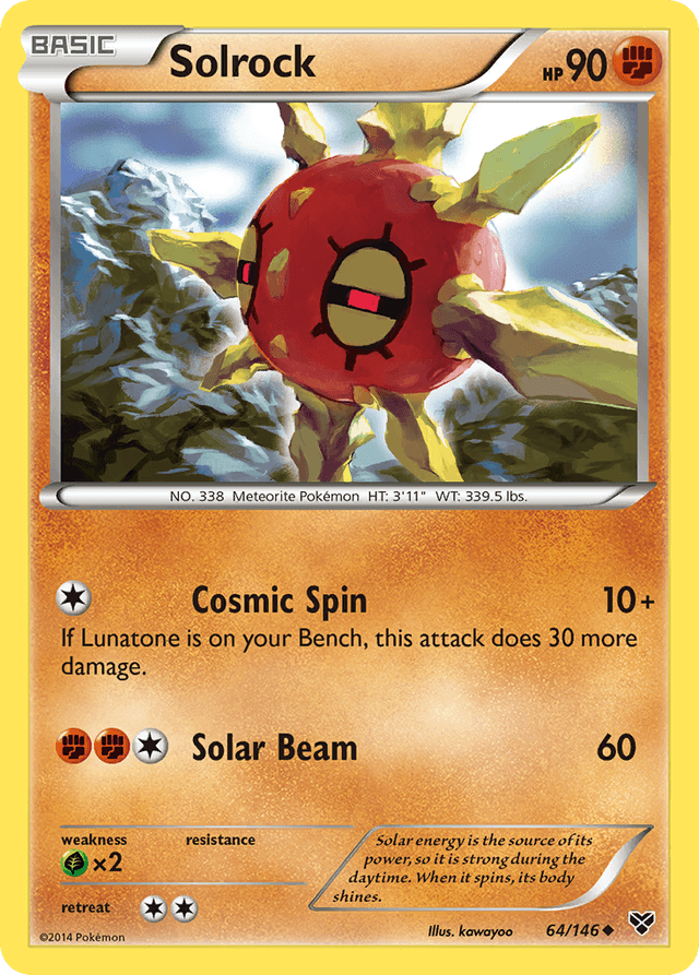 Solrock — XY #64