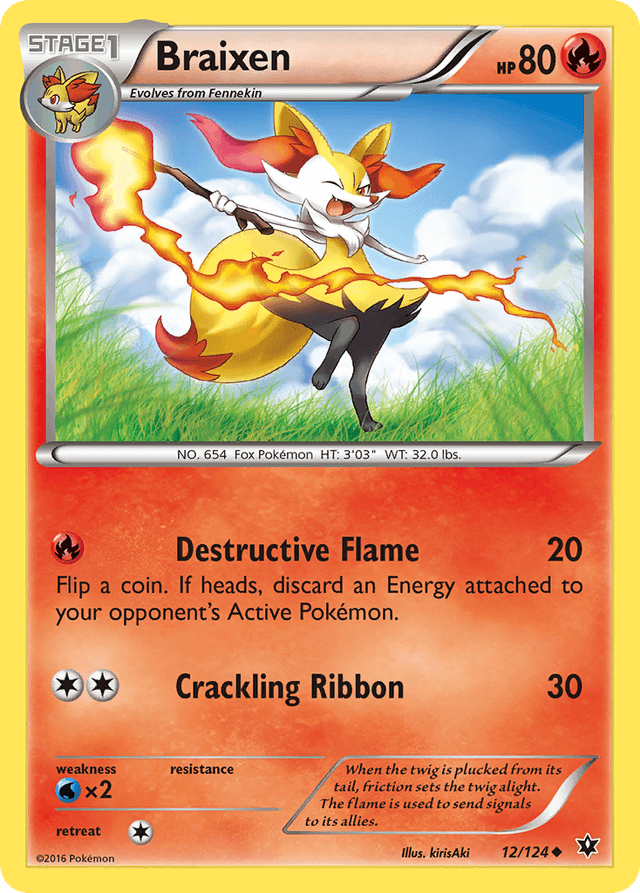 Braixen — Fates Collide #12