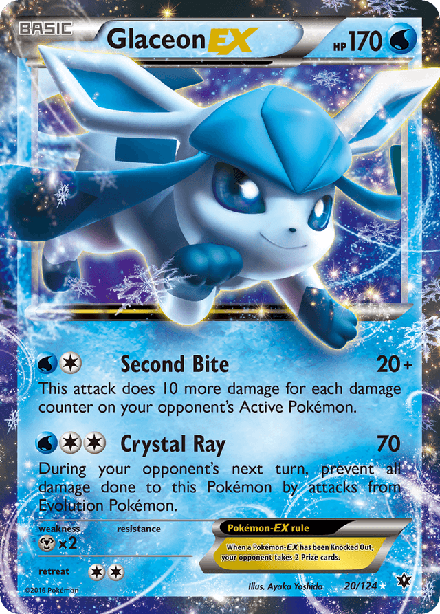Glaceon-EX — Fates Collide #20
