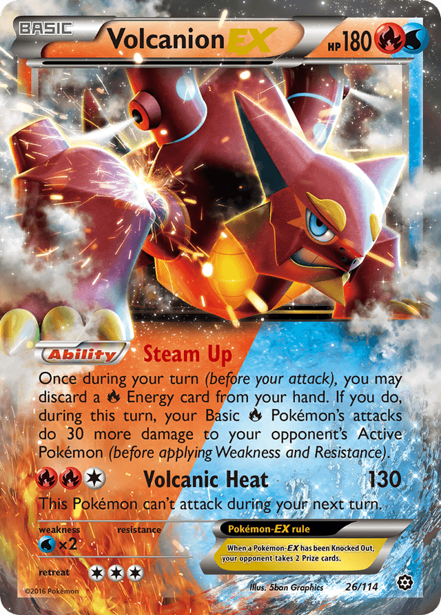 Volcanion-EX — Steam Siege #26