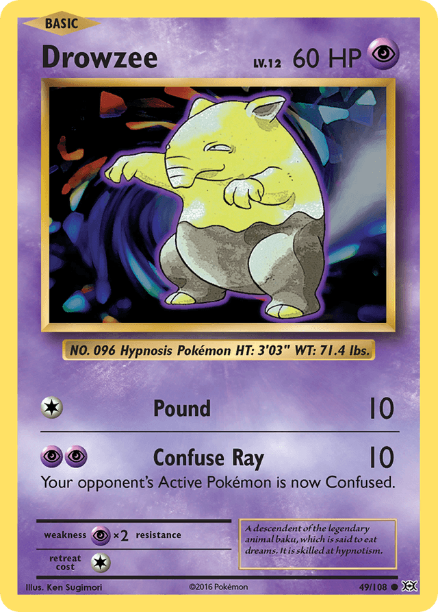 Drowzee — Evolutions #49