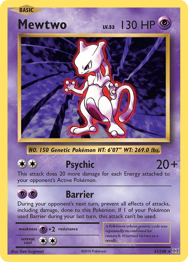 Mewtwo — Evolutions #51