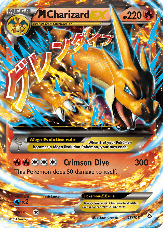 M Charizard-EX — Flashfire #13
