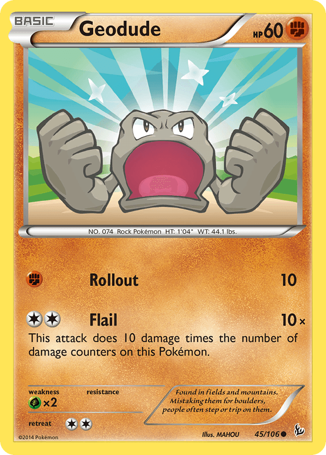 Geodude — Flashfire #45