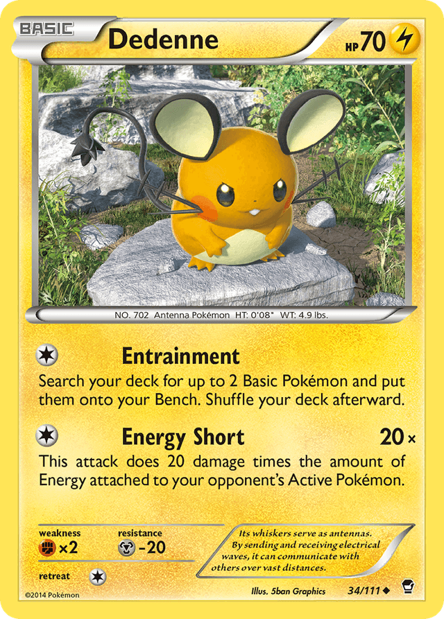 Dedenne — Furious Fists #34