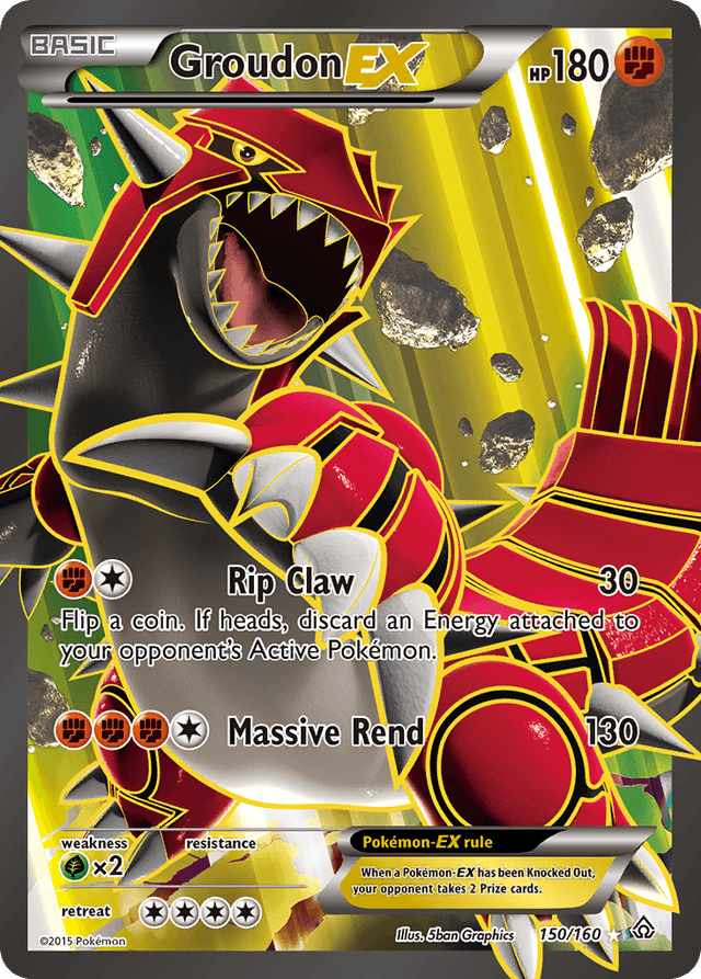 Groudon-EX — Primal Clash #150
