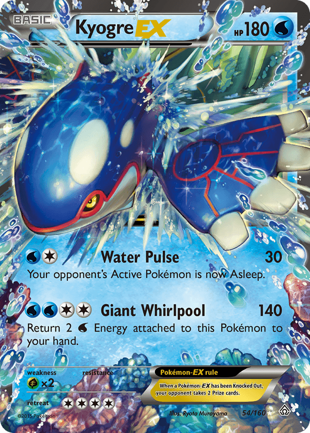 Kyogre-EX — Primal Clash #54