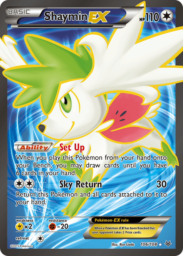 Shaymin-EX — Roaring Skies #106