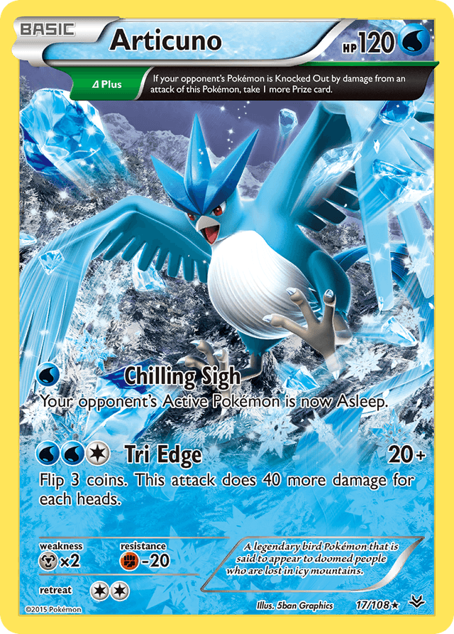 Articuno — Roaring Skies #17