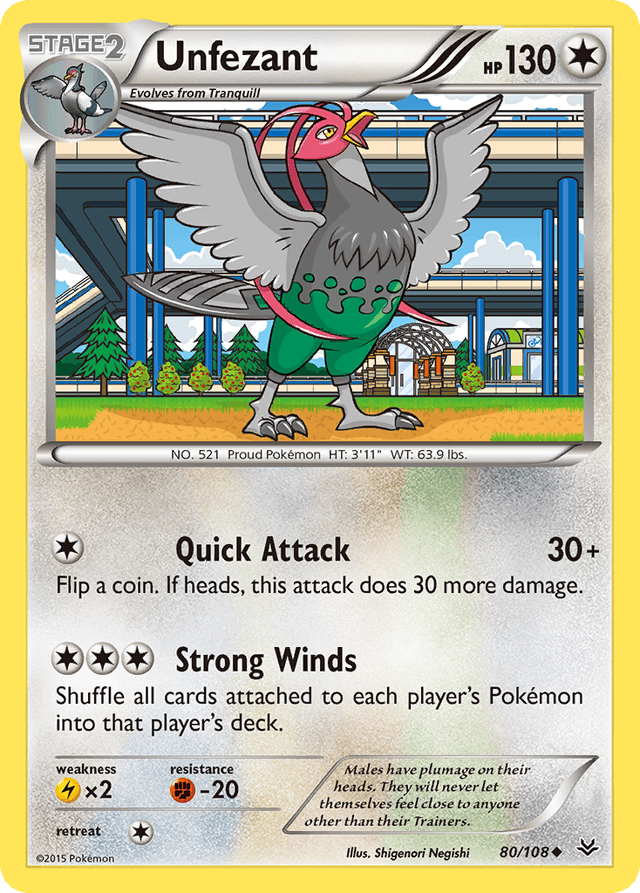 Unfezant — Roaring Skies #80