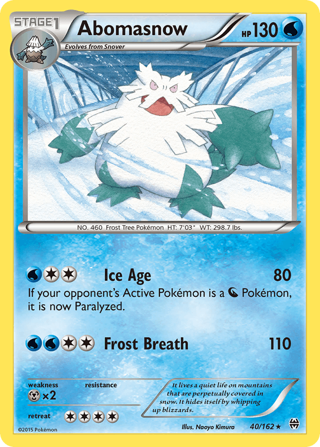 Abomasnow — BREAKthrough #40