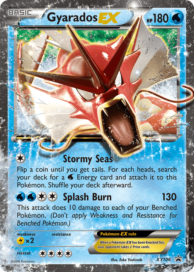 Gyarados-EX — XY Black Star Promos #XY106