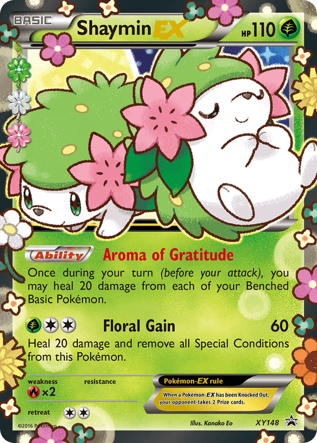 Shaymin-EX — XY Black Star Promos #XY148