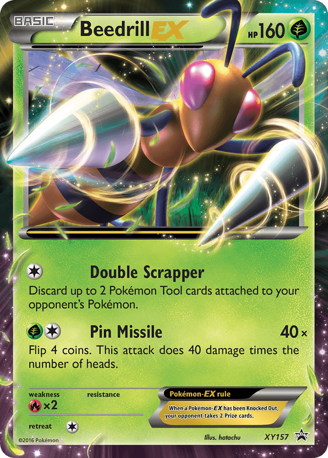Beedrill-EX — XY Black Star Promos #XY157