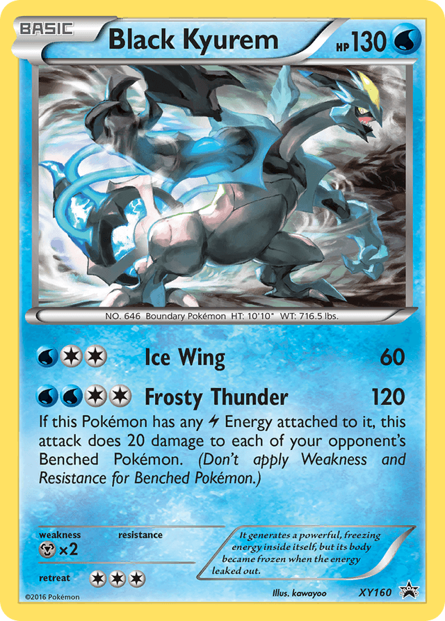 Black Kyurem — XY Black Star Promos #XY160