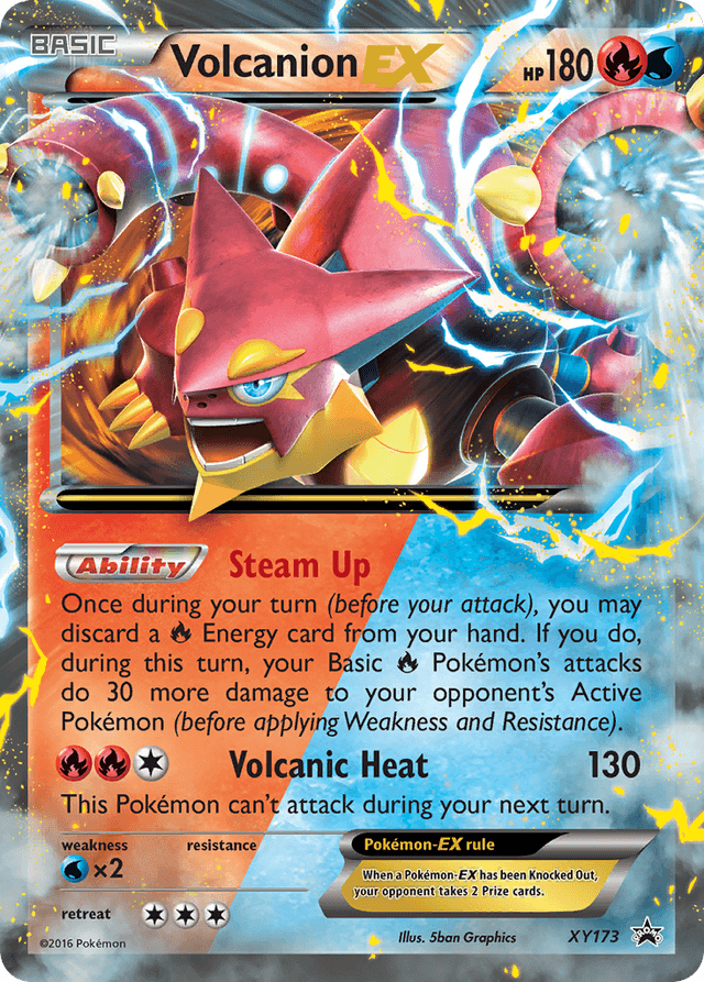 Volcanion-EX — XY Black Star Promos #XY173