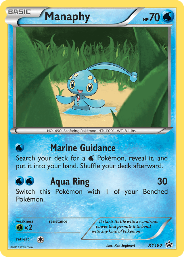 Manaphy — XY Black Star Promos #XY190
