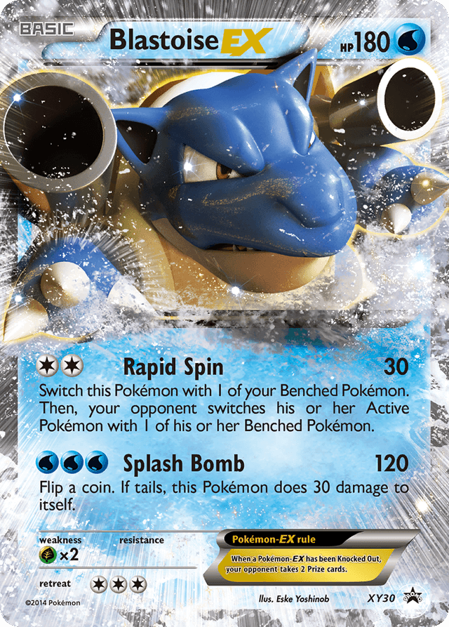 Blastoise-EX — XY Black Star Promos #XY30