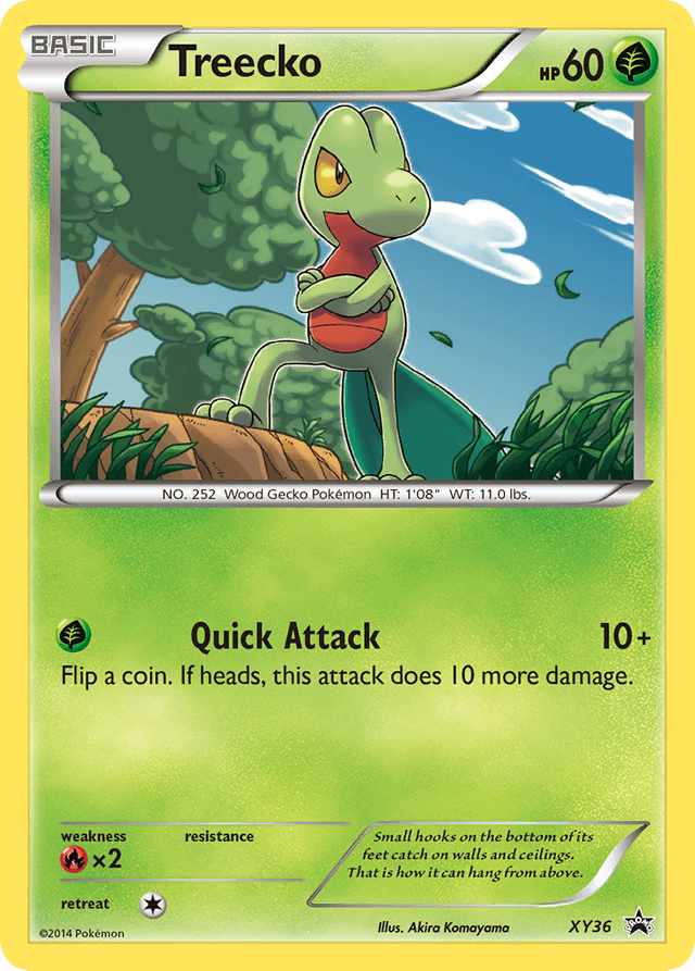 Treecko — XY Black Star Promos #XY36