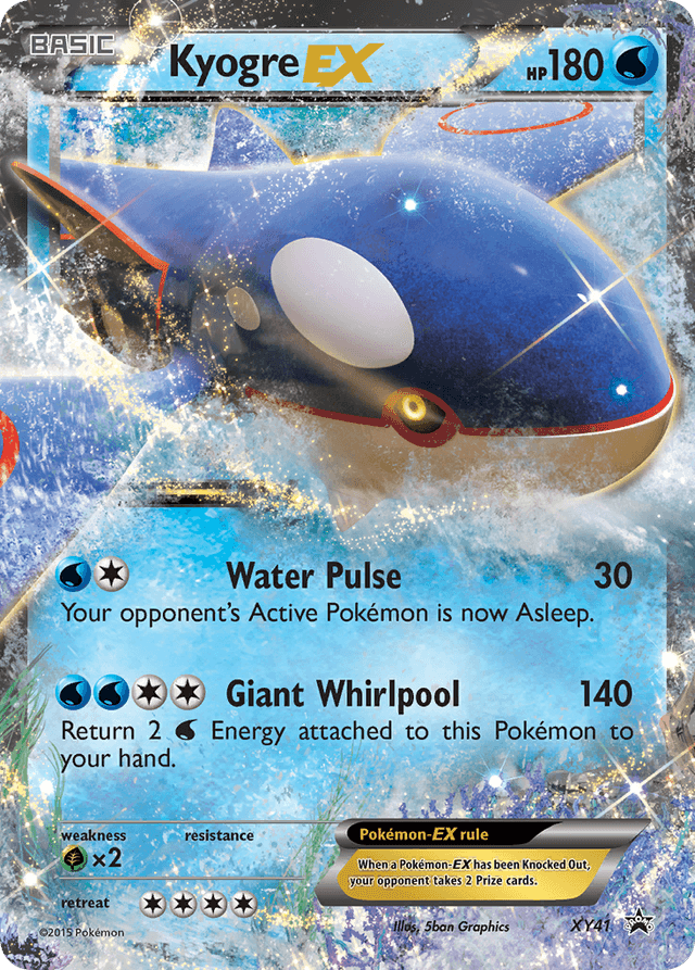 Kyogre-EX — XY Black Star Promos #XY41