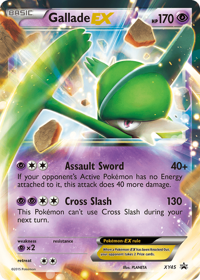 Gallade-EX — XY Black Star Promos #XY45