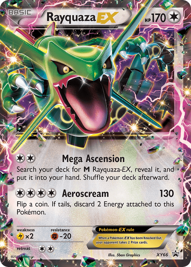Rayquaza-EX — XY Black Star Promos #XY66