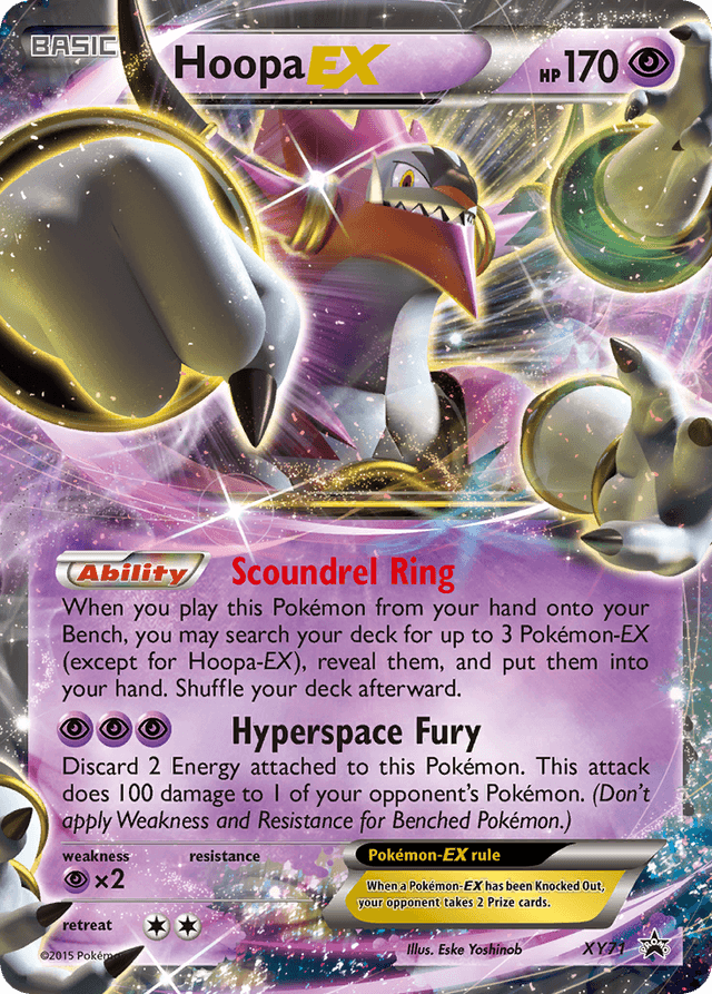Hoopa-EX — XY Black Star Promos #XY71