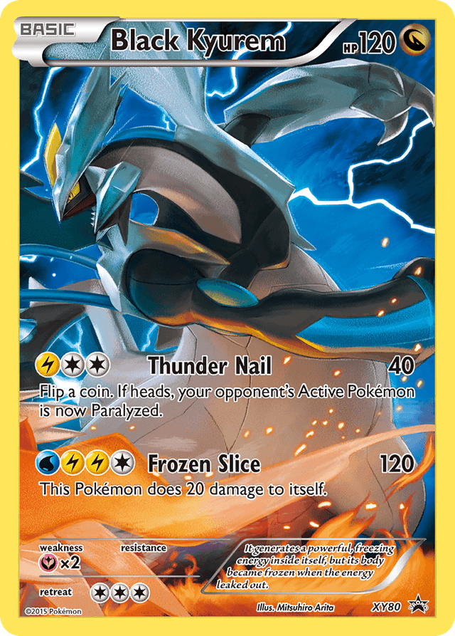 Black Kyurem — XY Black Star Promos #XY80