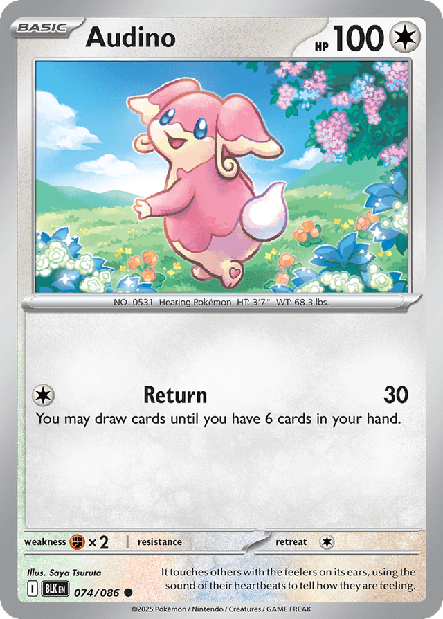 Audino — Black Bolt #74