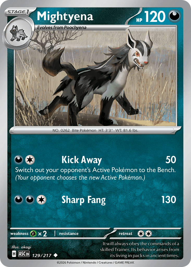 Mightyena — Ascended Heroes #129