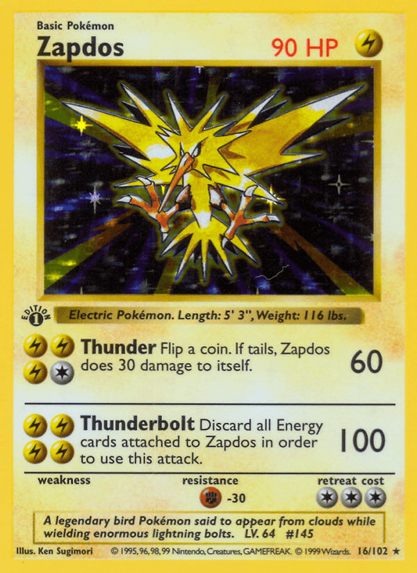 Zapdos — Base #16