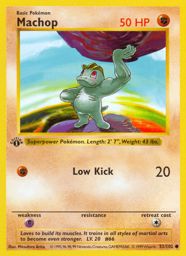 Machop — Base #52