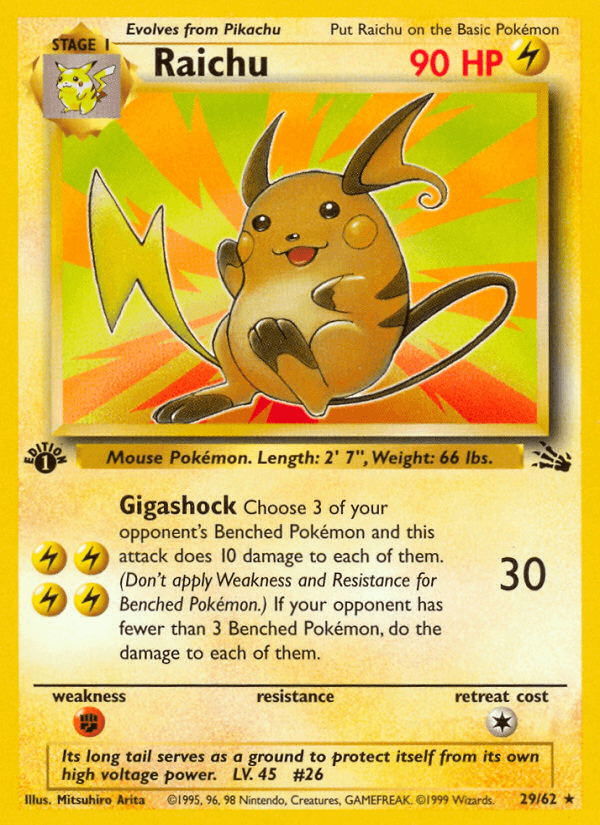 Raichu — Fossil #29