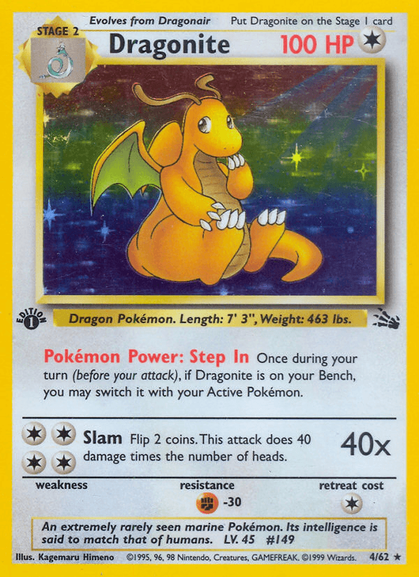 Dragonite — Fossil #4