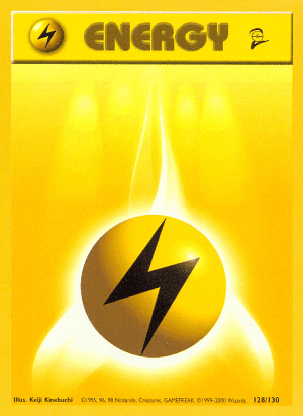 Lightning Energy — Base Set 2 #128
