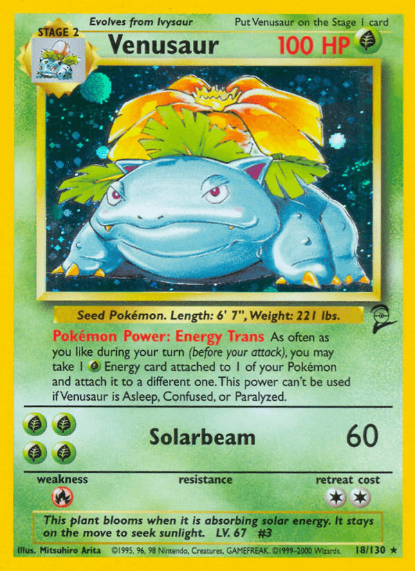 Venusaur — Base Set 2 #18