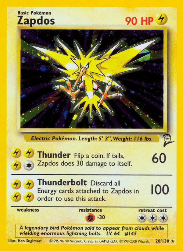 Zapdos — Base Set 2 #20