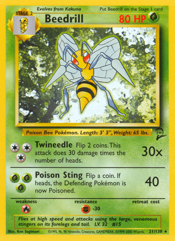 Beedrill — Base Set 2 #21