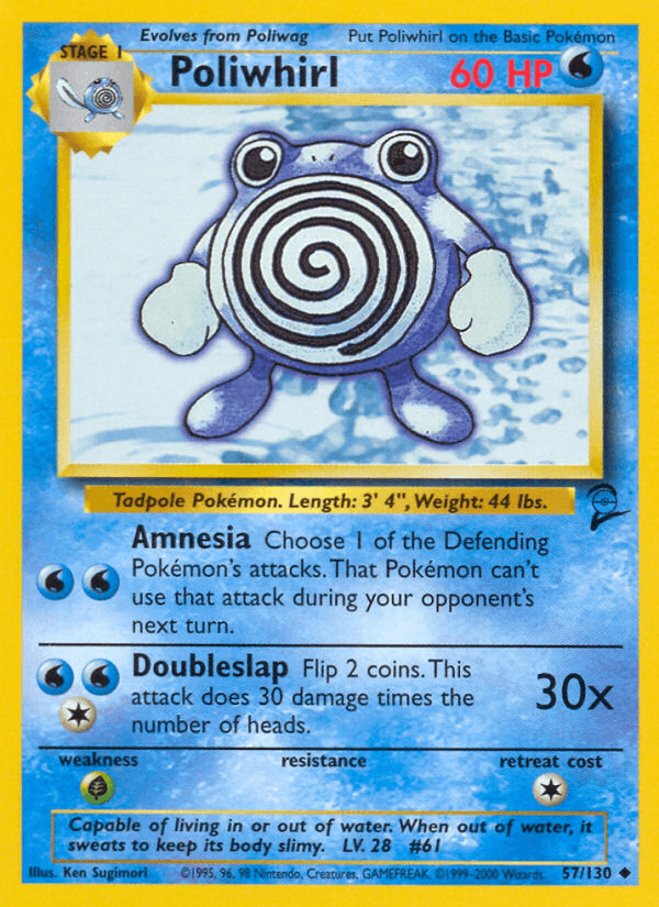 Poliwhirl — Base Set 2 #57
