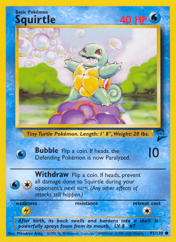 Squirtle — Base Set 2 #93